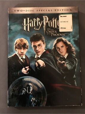 Harry Potter and the Order of the Phoenix DVD - Black/Blue Artwork